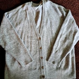 Torrid 1 grey cardigan EUC soft